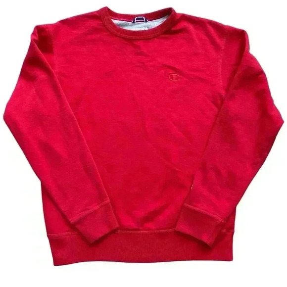 Champion Athletic Crewneck Sweatshirt Men’s Medium Red Activewear - Picture 1 of 8